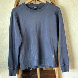 Allbirds R&R Sweatshirt Blue Sustainable Crewneck Small Organic Cotton